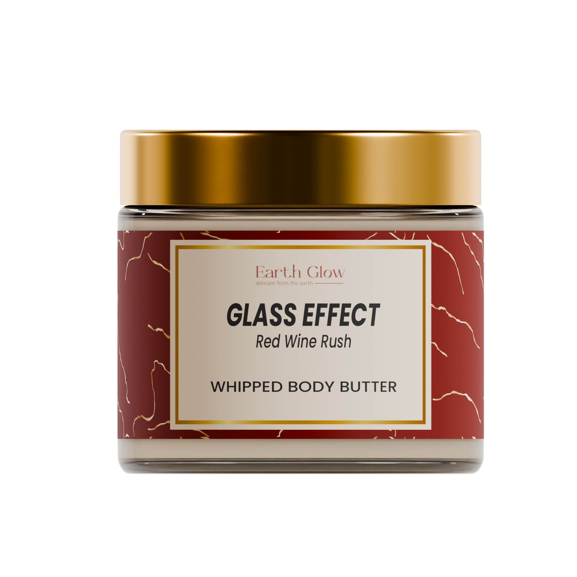 Glass Effect, Velvety Whipped Body Butter l Red Wine Rush