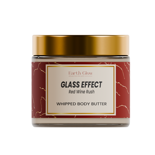 Glass Effect, Velvety Whipped Body Butter l Red Wine Rush