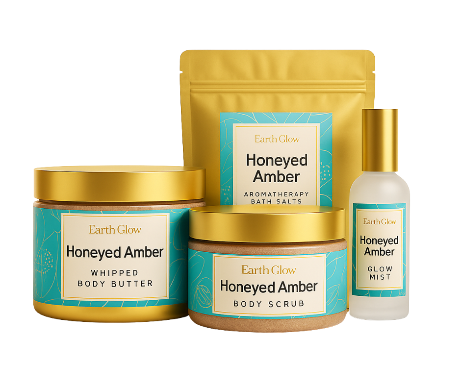 Holiday Rituals Gift Set | Honeyed Amber ~ Beautifully Boxed, Ready to Gift ~
