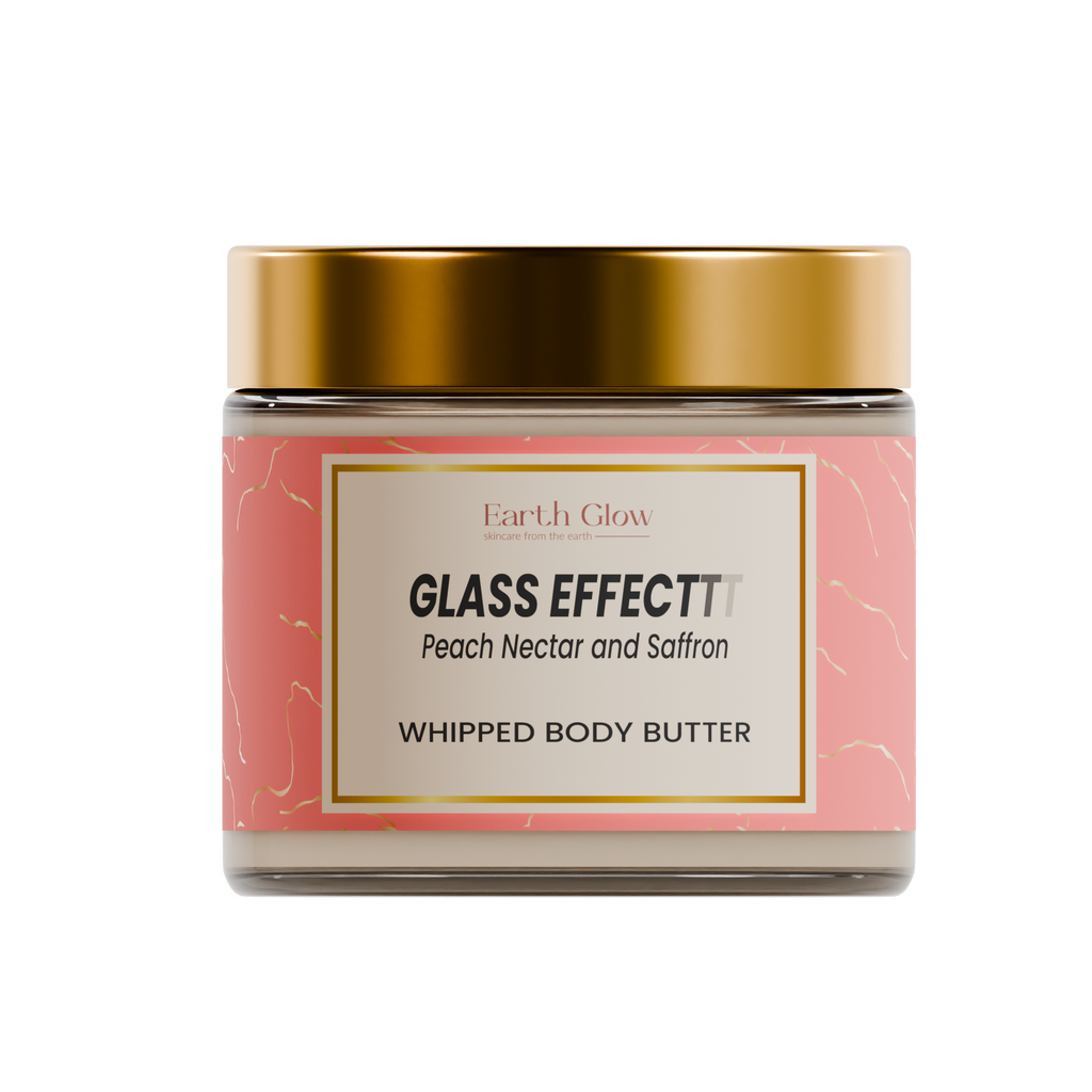 Glass Effect, Velvety Whipped Body Butter l Peach Nectar & Saffron