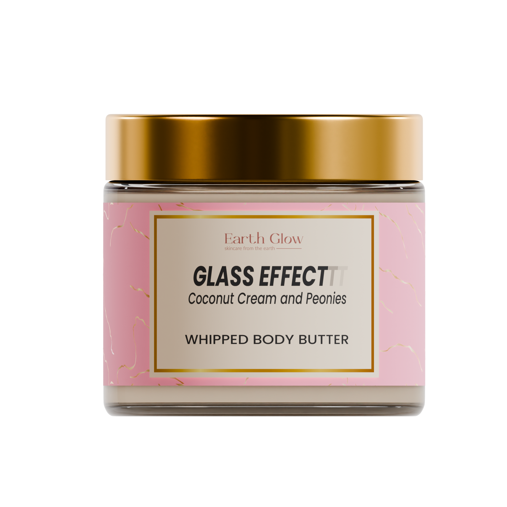 Glass Effect, Velvety Whipped Body Butter l Coconut Cream & Peonies