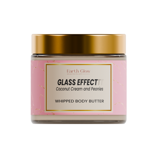Glass Effect, Velvety Whipped Body Butter l Coconut Cream & Peonies