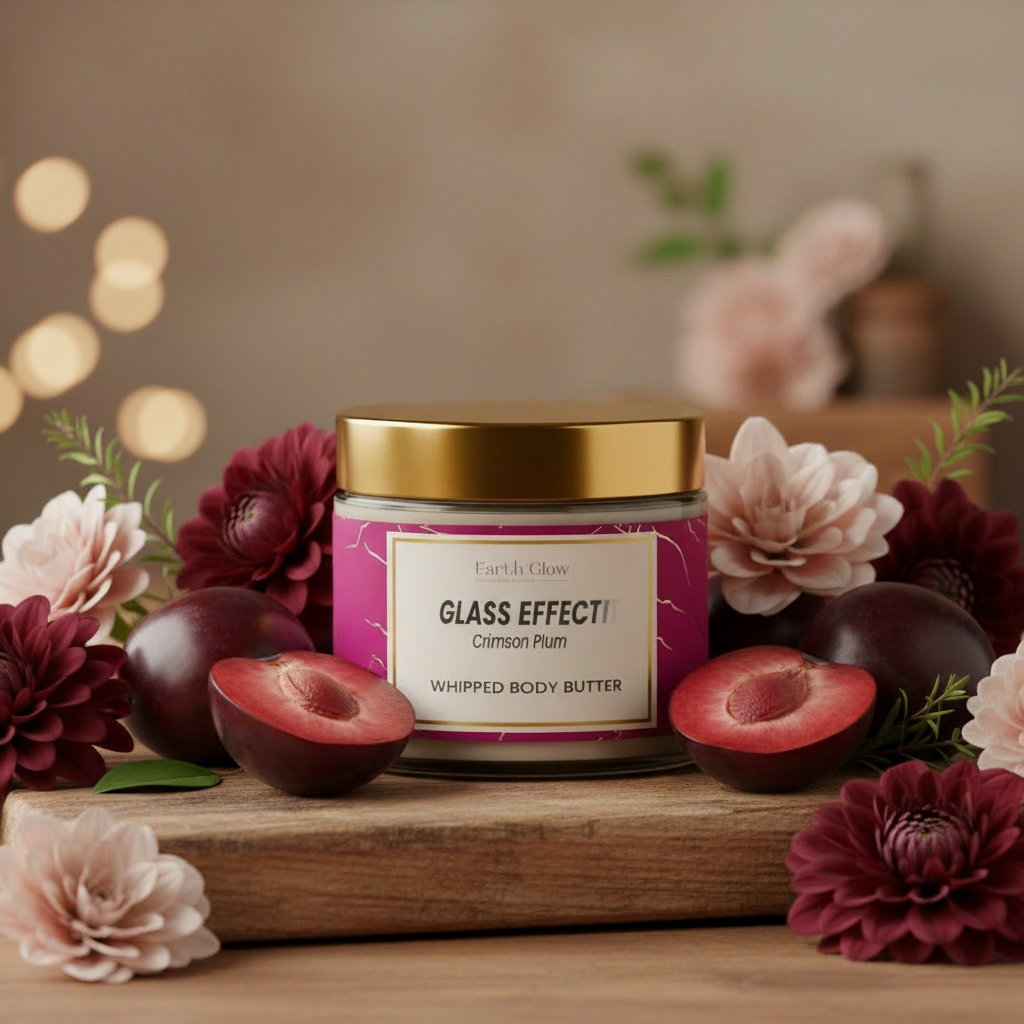 Glass Effect, Velvety Whipped Body Butter | Crimson Plum