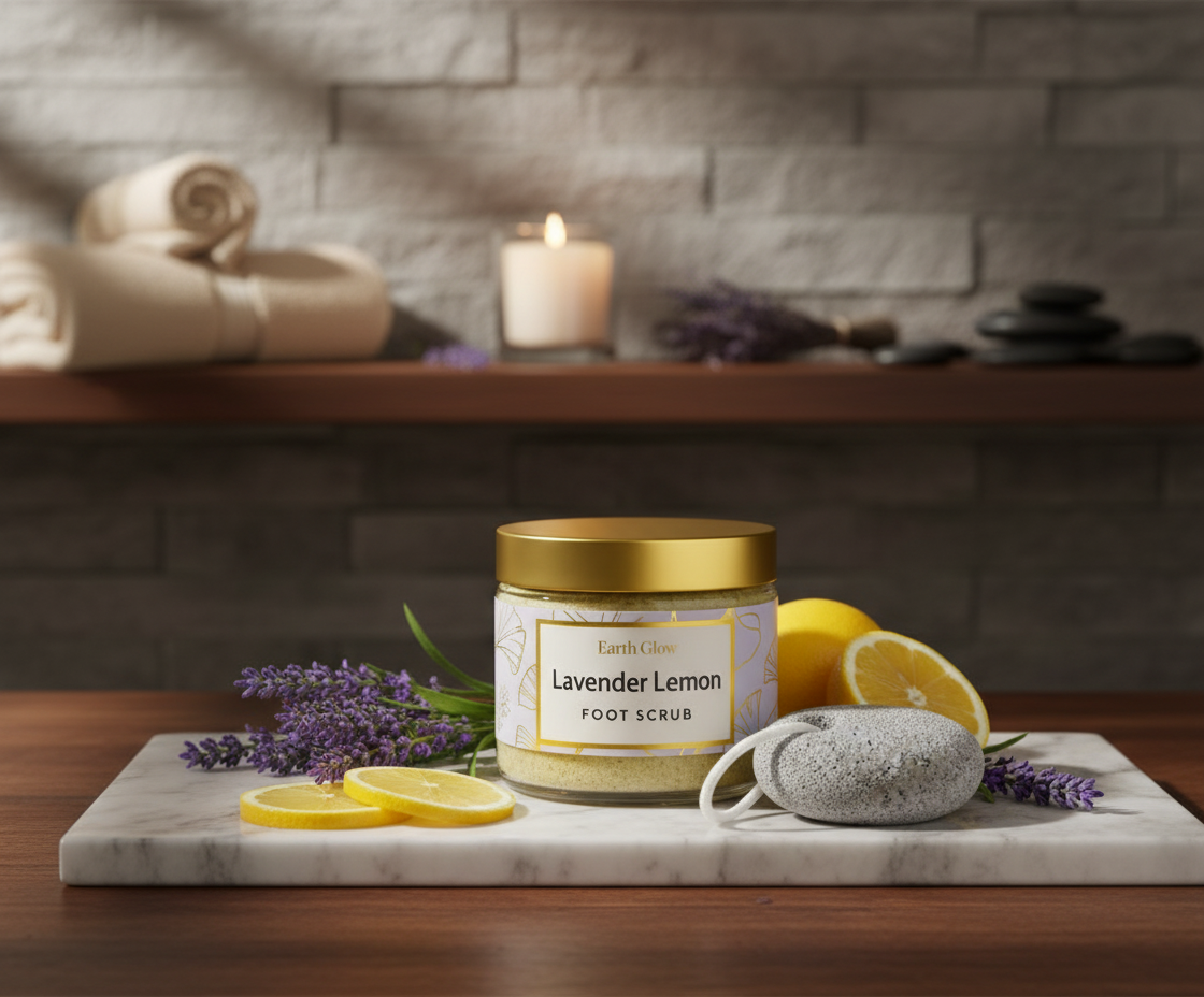 Lavender Lemon Foot Scrub